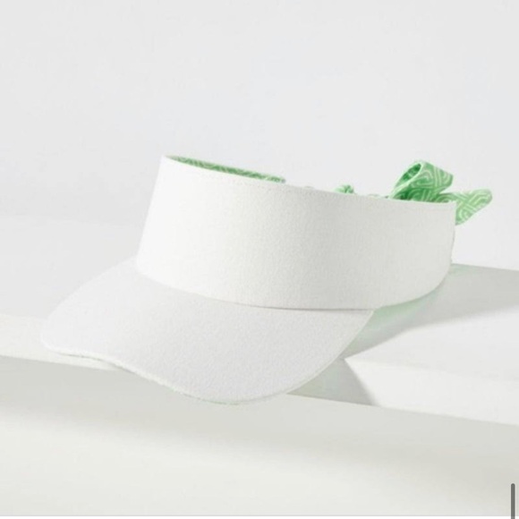 Anthropologie Tie Back Visor NWT NIB